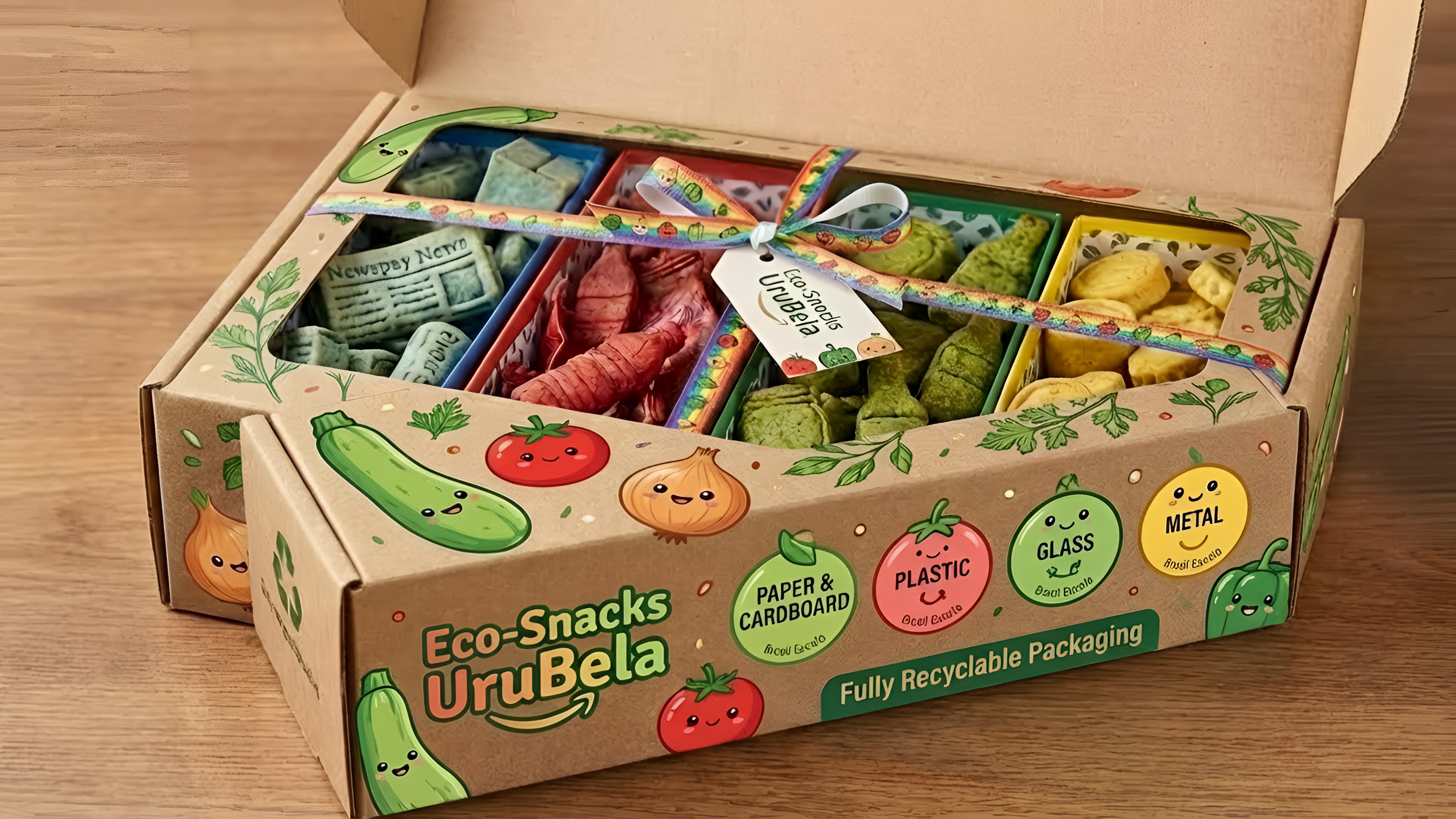 Eco-Snacks UruBela (snacks de legumes assados)